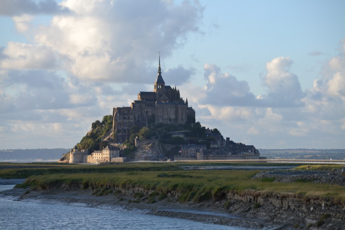 Mont Saint Michel at Night