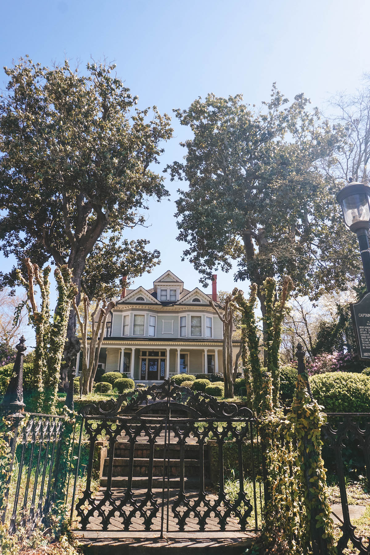 A mansion in Wilmington's historic district.