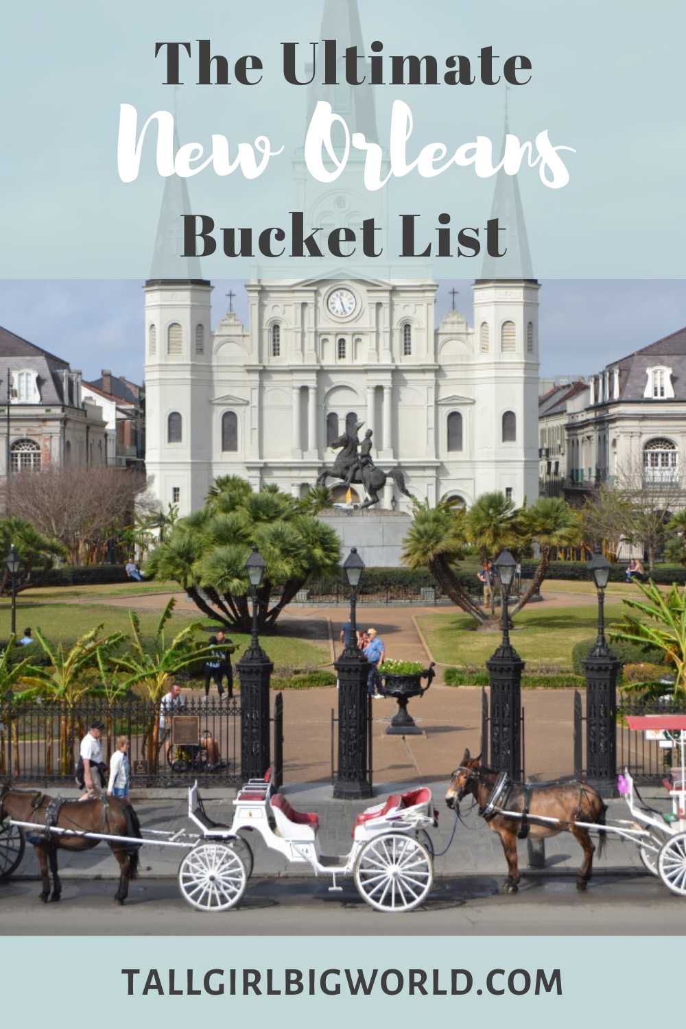 New Orleans, NOLA, The Big Easy. Whatever you call it, you'll have an amazing time if you check off all the items on this epic New Orleans Bucket List! #bucketlist #neworleans #NOLA #Louisiana #deepsouth #USA #USTravel #travel #traveltips #traveling