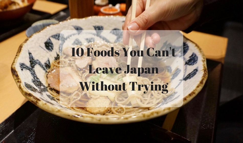 foods to try in japan