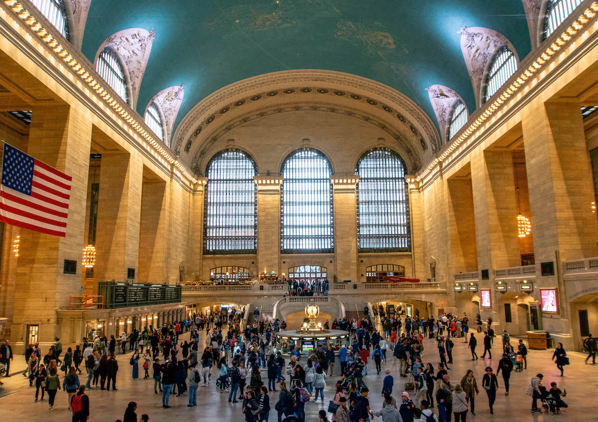 The main concourse in Grand Central Terminal. 