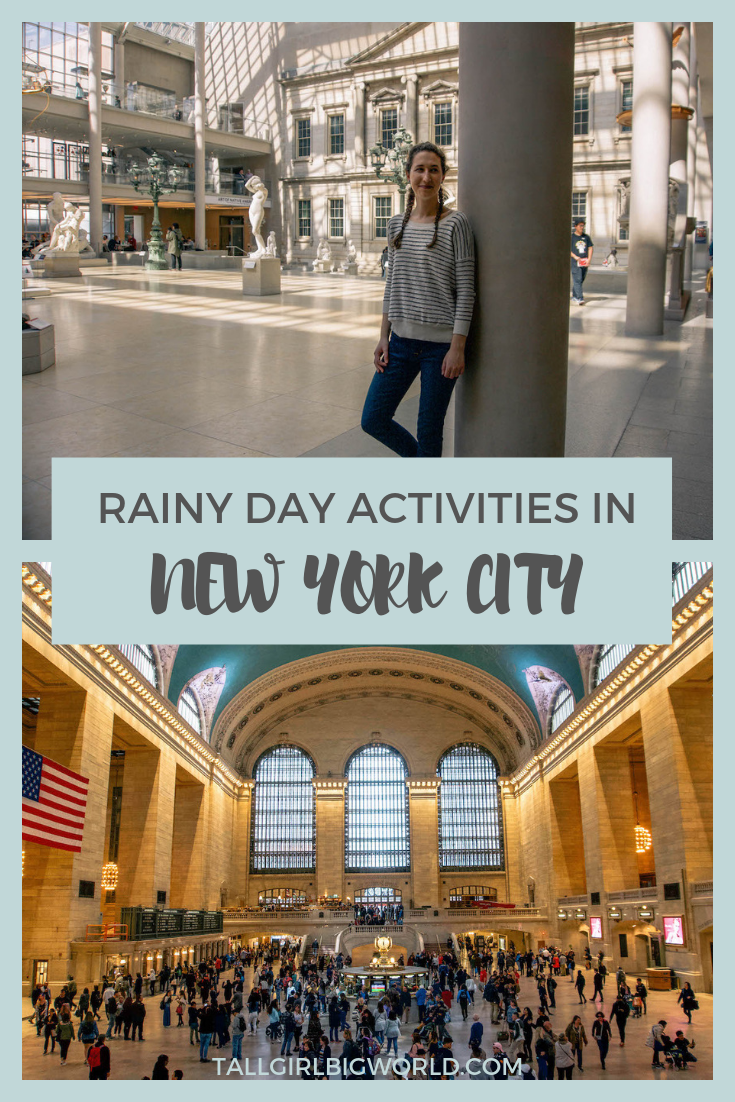 Bad weather sucks, but that doesn't mean your trip to New York has to. Here are the best things to do in NYC when it rains, according to a local. #NYC #NEWYORK #NEWYORKNEWYORK #NEWYORKCITY #TRAVELTIPS #travelblog