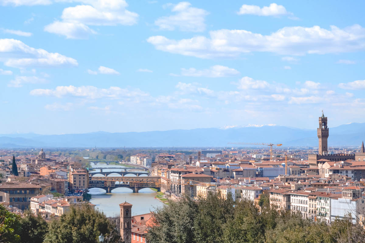 A panoramic view of Florence, Italy
