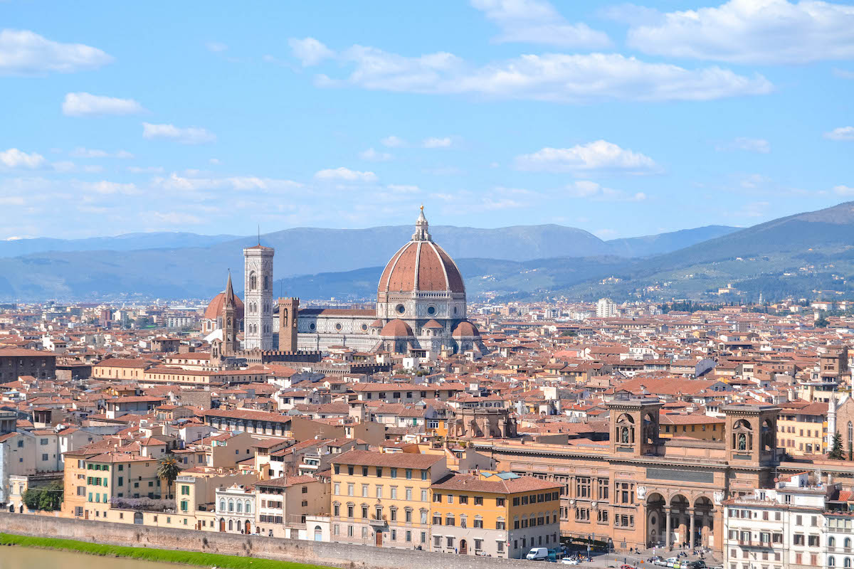 A panoramic view of Florence, Italy