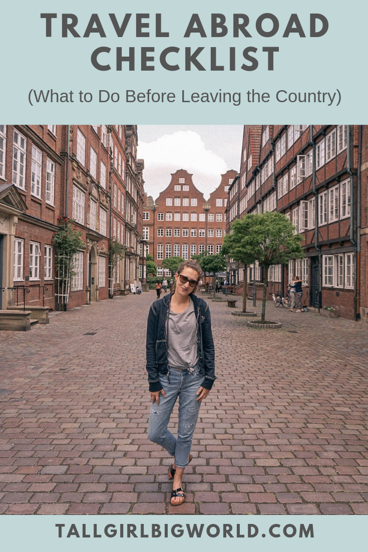 Planning a big trip and not sure where to start? This traveling abroad checklist outlines the 16 key things you MUST do before leaving the country. #internationaltravel #traveltips #travelabroad #travelblog #travel #traveling #checklist