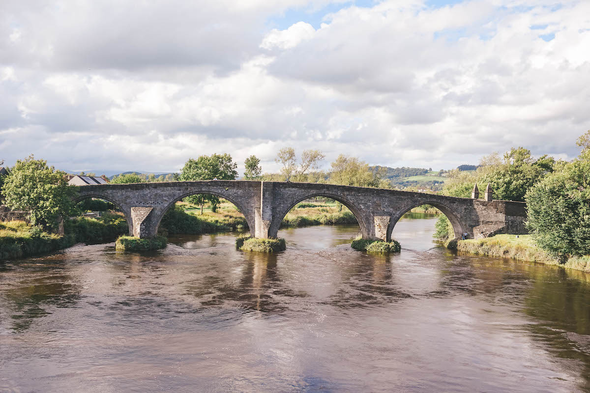 An old bridge in Stirling, Scotland. 