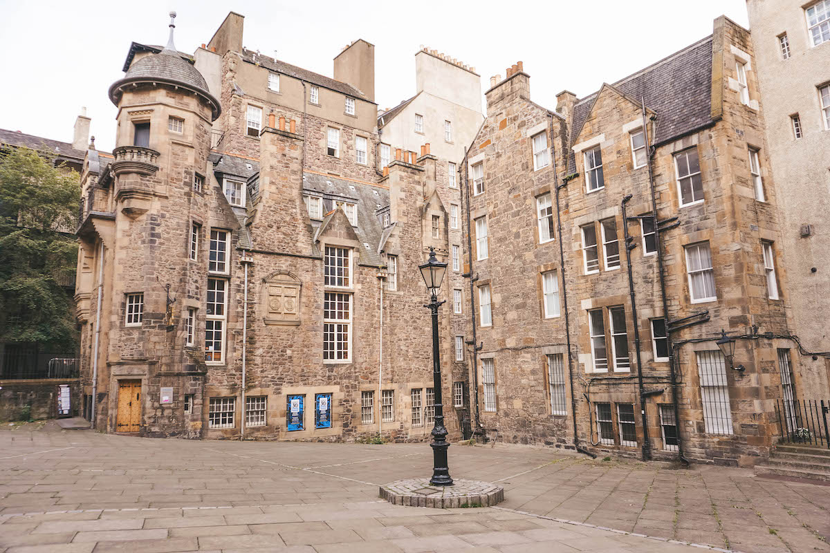 The Lady Stair's Close in Edinburgh 