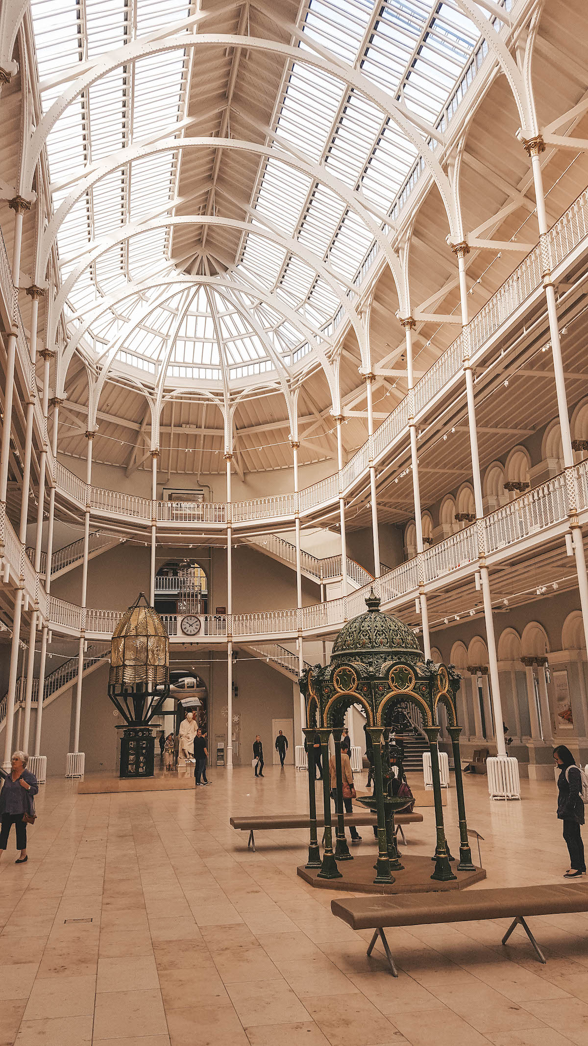 Atrium of the National Museum of Scotland. 