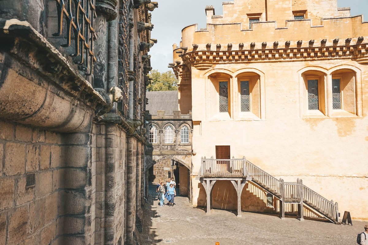 Exterior of the Great Hall of Stirling Castle. 