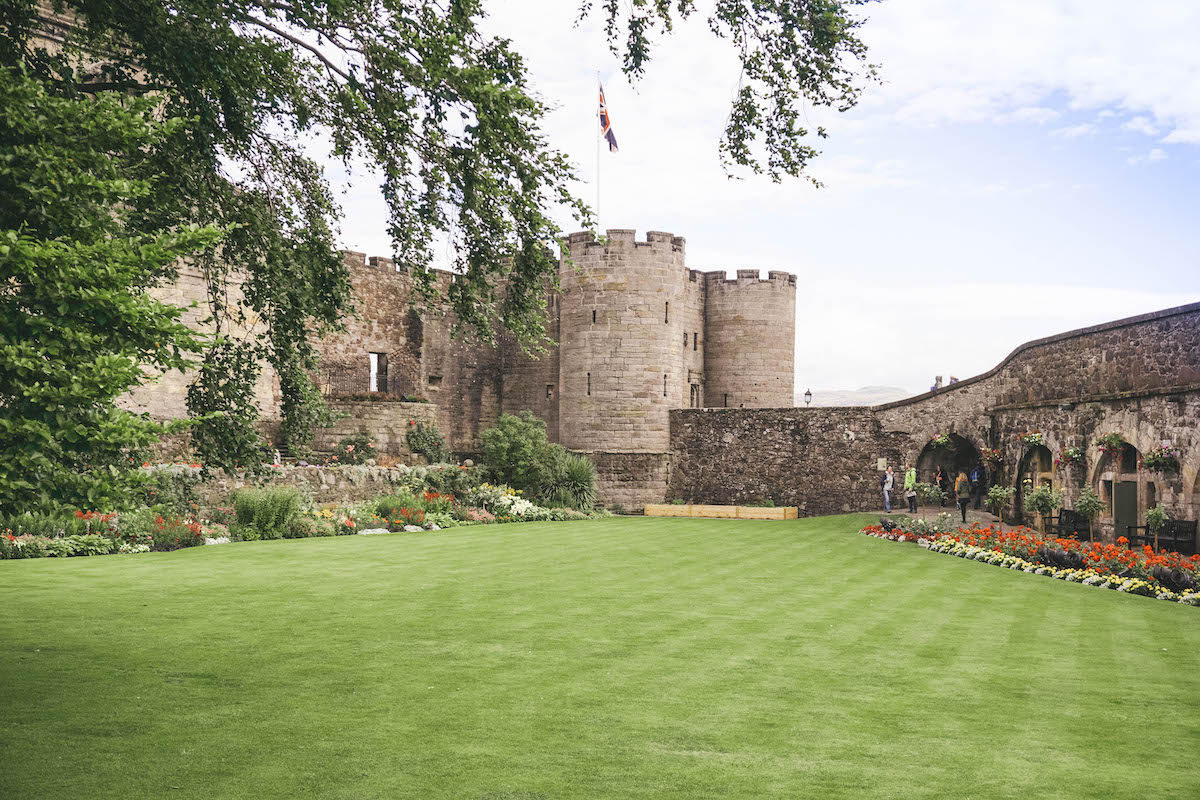 Queen Anne's Gardens at Stirling Castle. 