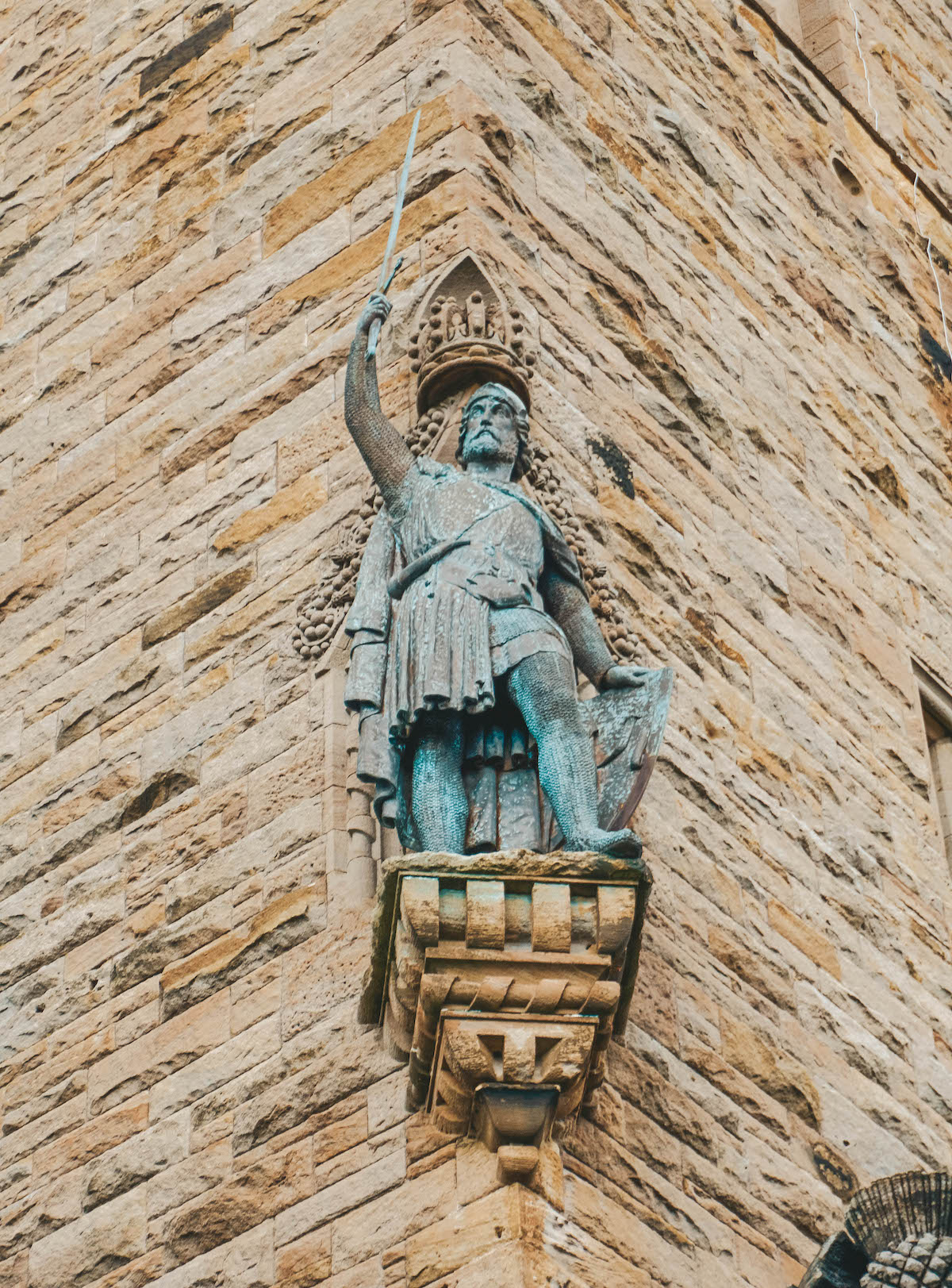 William Wallace, on the Wallace Monument in Stirling. 