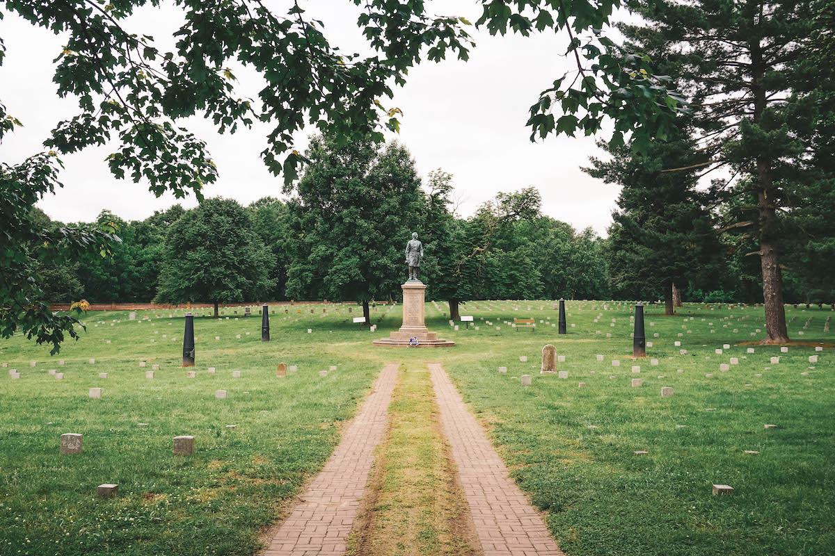 Cemetery in Fredericksburg VA. 
