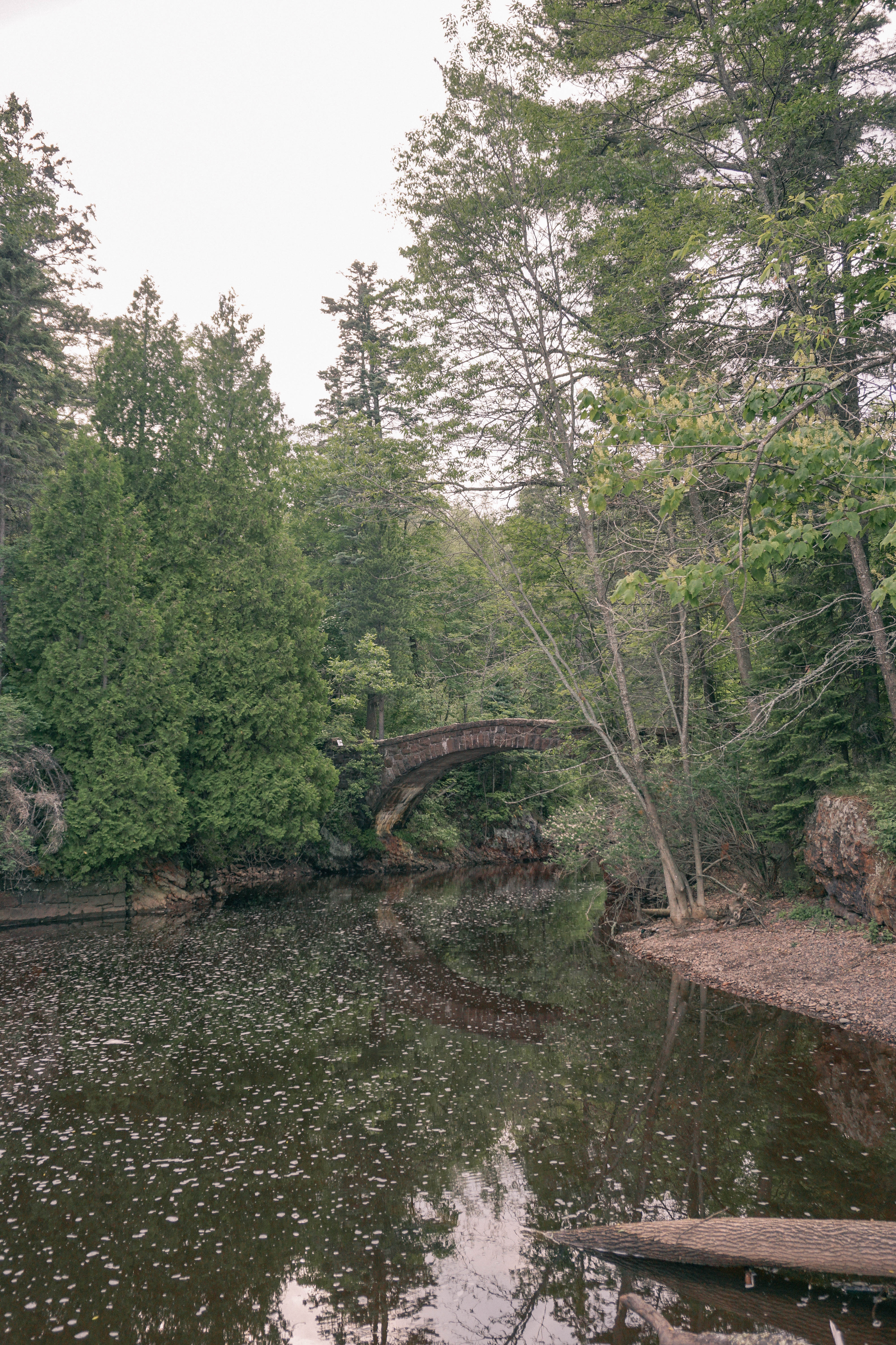 A picturesque bridge on the Glensheen historic estate. 