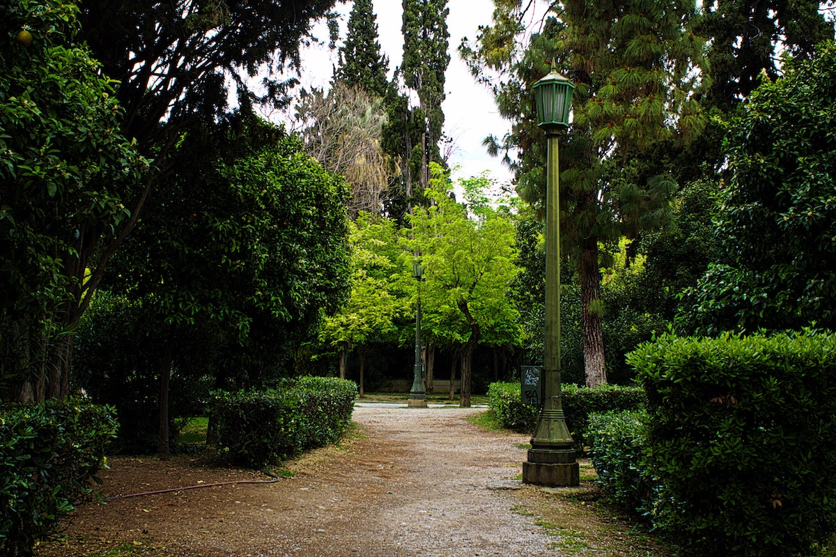 Garden in Athens, Greece