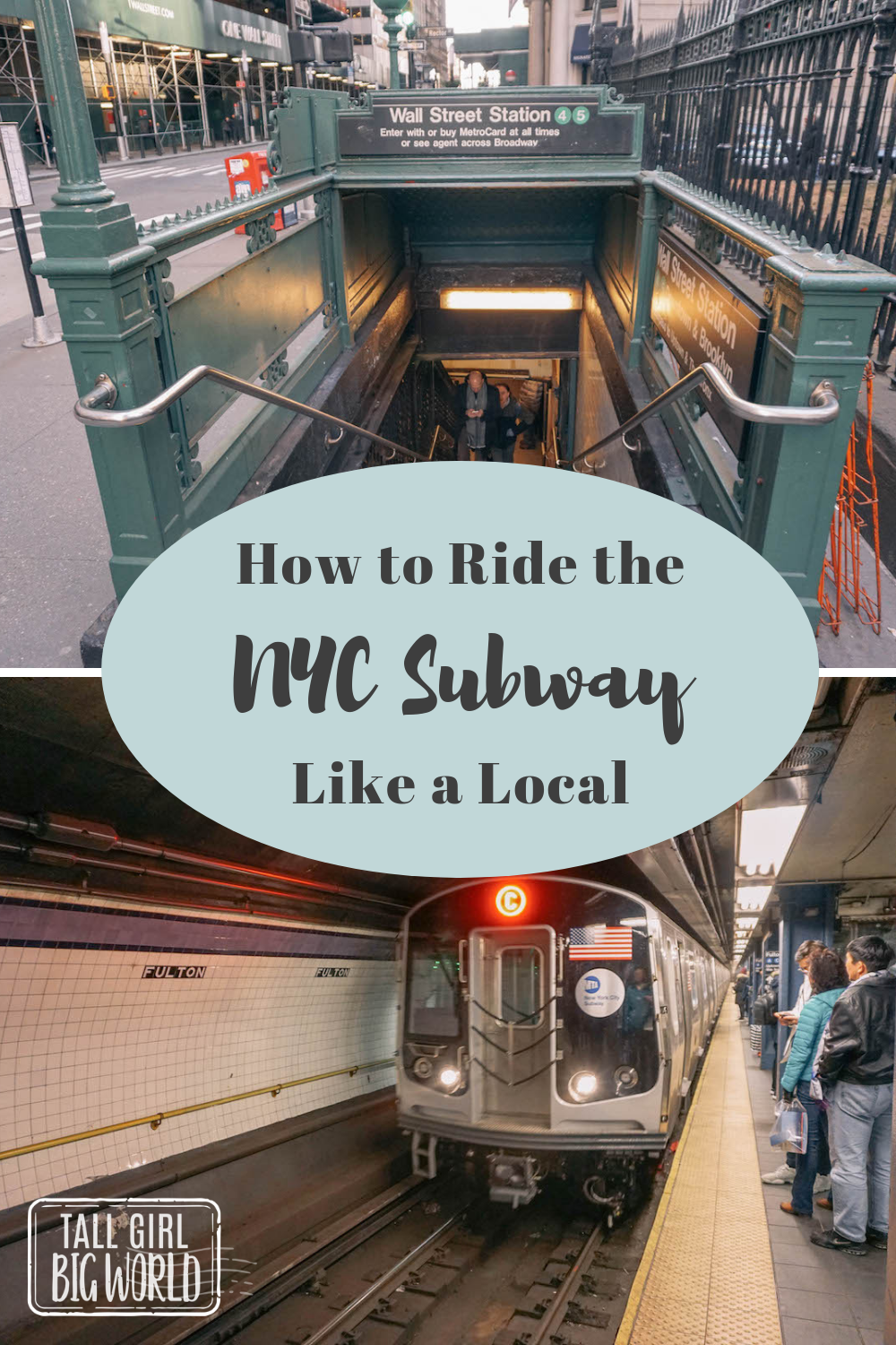 Never ridden the subway before? Here's how to ride the NYC subway like a local, including where to sit and things to watch out for. #NYC #NewYork #NewYorkNewYork #NewYorkCity #EastCoast #TravelTips #Travel #USA #USTravel