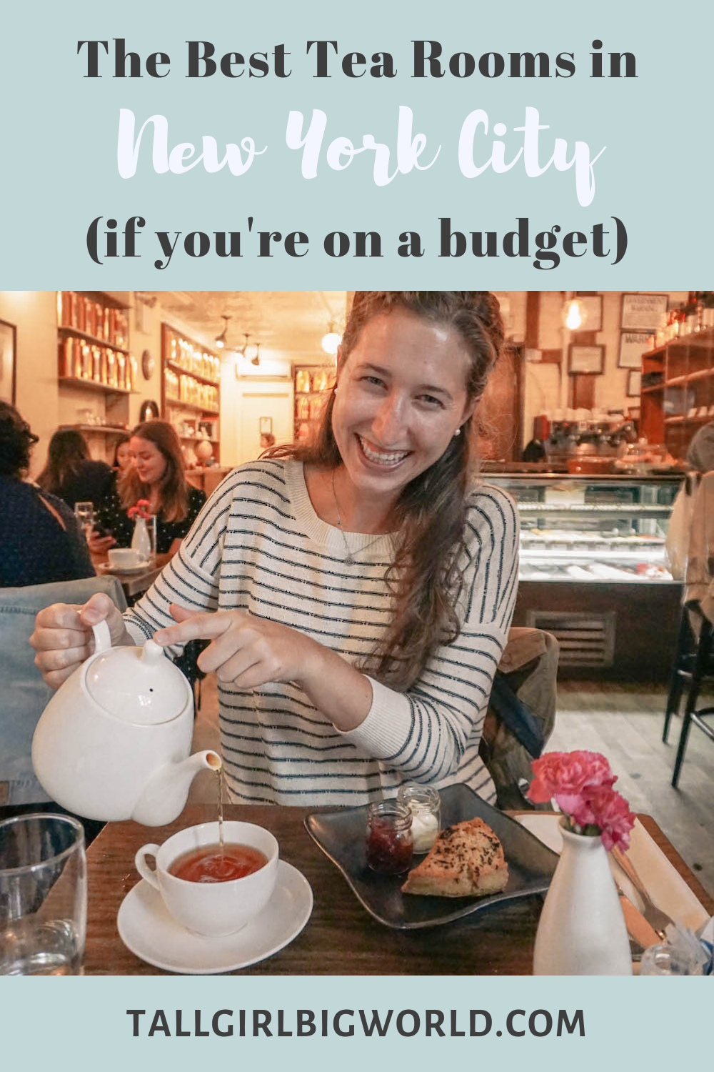 Many of the tea rooms in New York are incredibly expensive and have a dress code. Here are some of the best NYC tea rooms for budget travelers! #tea #nyc #newyork #newyorkcity #newyorknewyork #teaparlor #budgettravel #bucketlist 