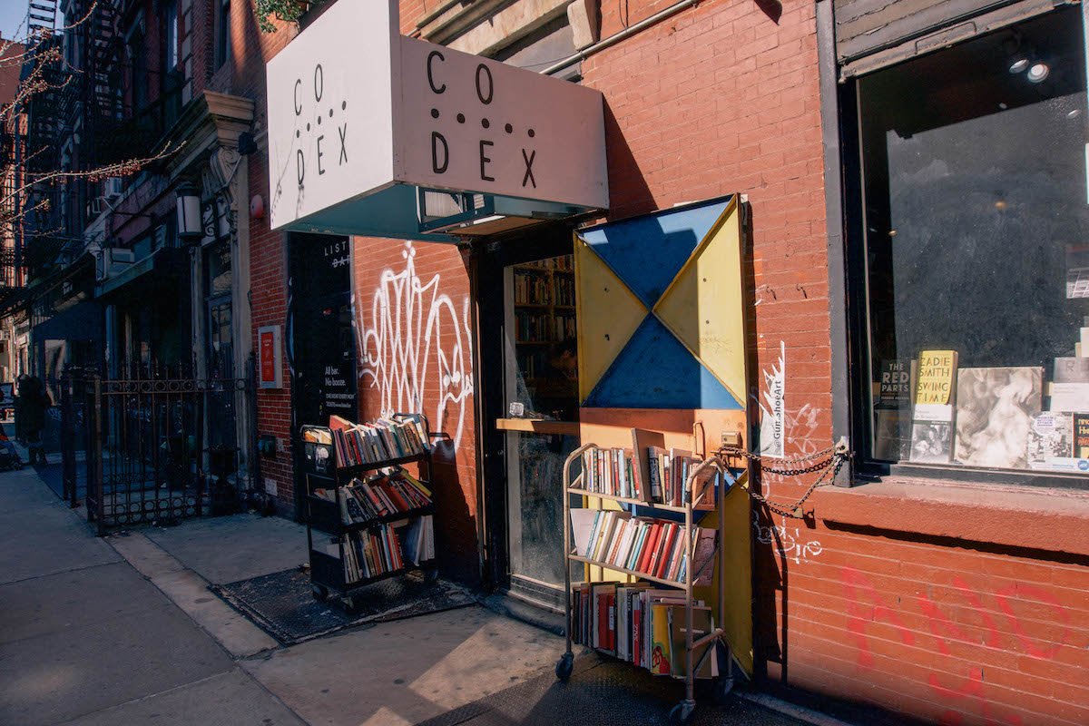 Codex bookstore in New York City. 