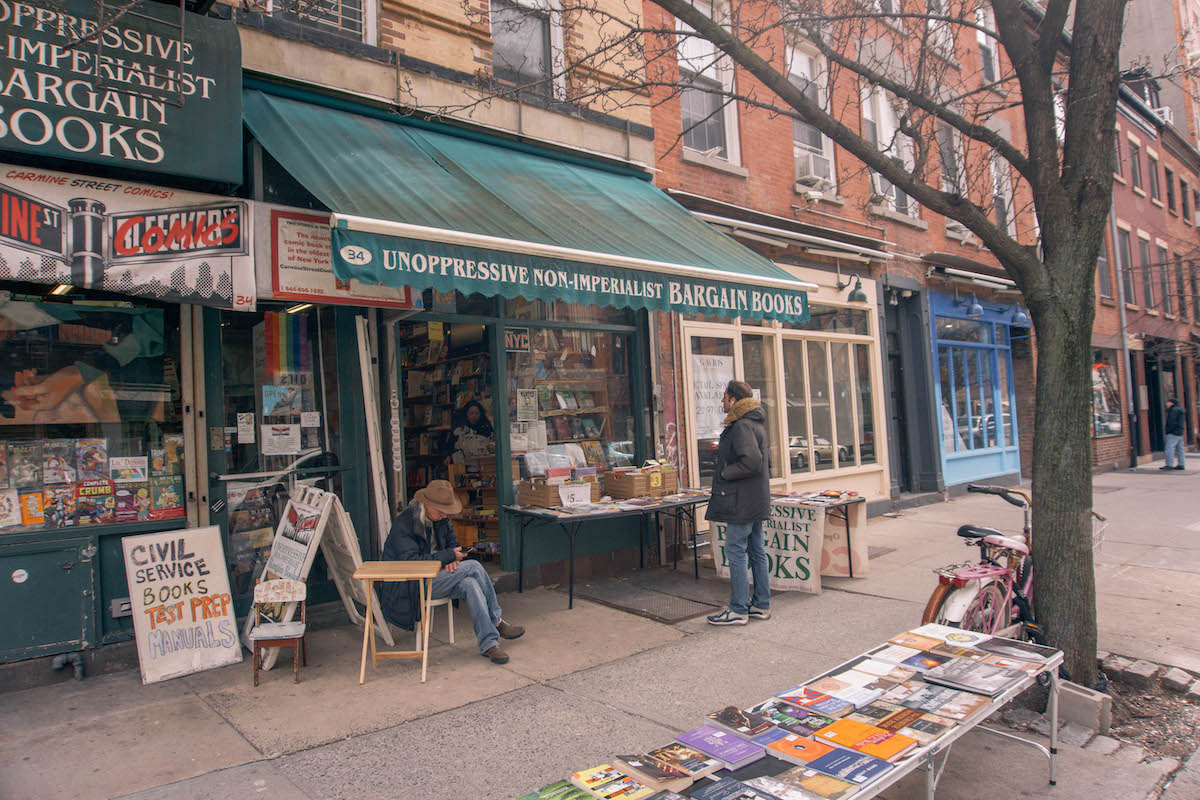 An independent bookstore in NYC. 