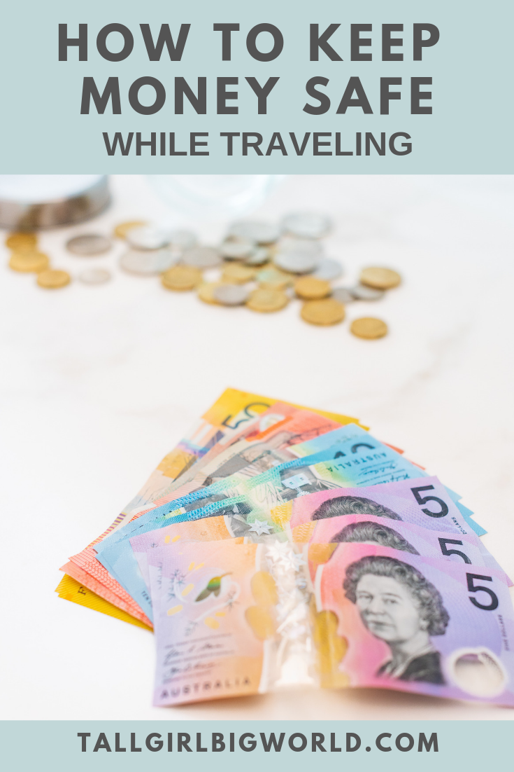 Unsure what the best way to travel with money is? Here are my top tips on how to travel with money in a way that feels safe and secure. #money #travel #traveltips #travelblog #travelblogger