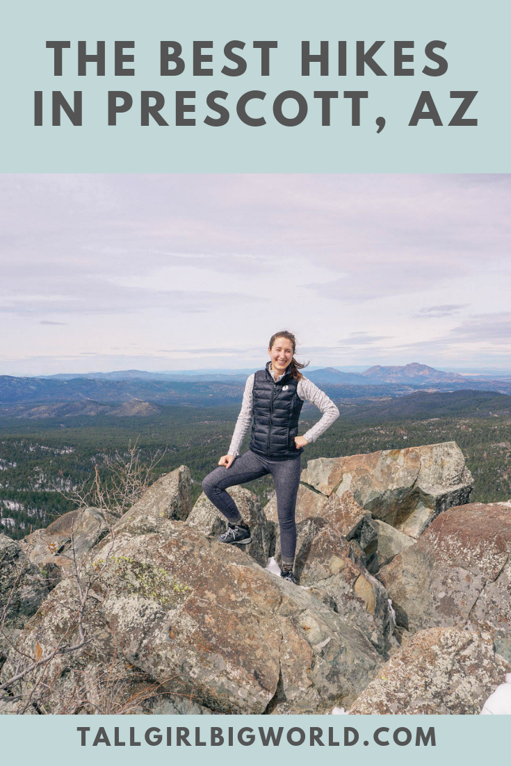 Hiking in Prescott, AZ in a must for any traveler. Here are some of the best day hikes in the area that travelers of all ages can enjoy. #hiking #prescott #arizona #usa #travel #travelblog 