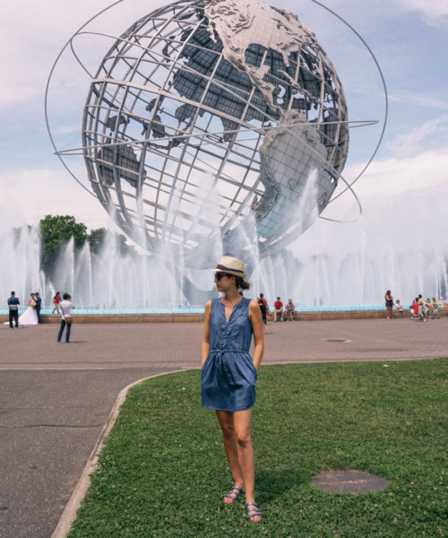 The Unisphere at Corona Park in Queens, NYC