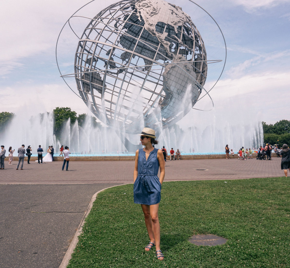 The Unisphere at Corona Park in Queens, NYC