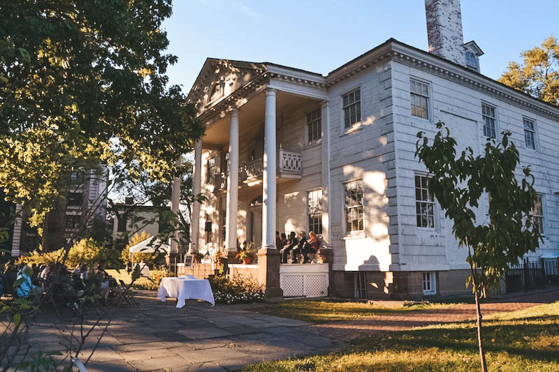 The Morris-Jumel Mansion in NYC on a fall day