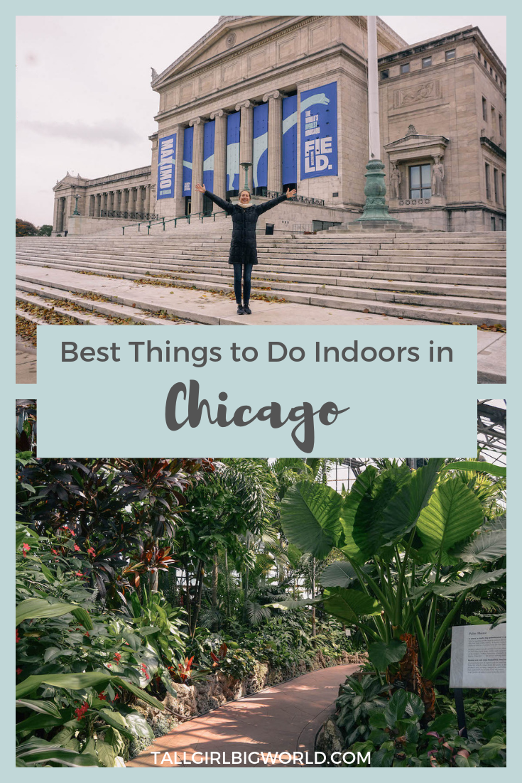 Not sure what to do in Chicago on a rainy day? Here are the best indoor activities in Chicago, from museums to historic homes and more! #chicago #windycity #traveltips #rainyday #illinois 