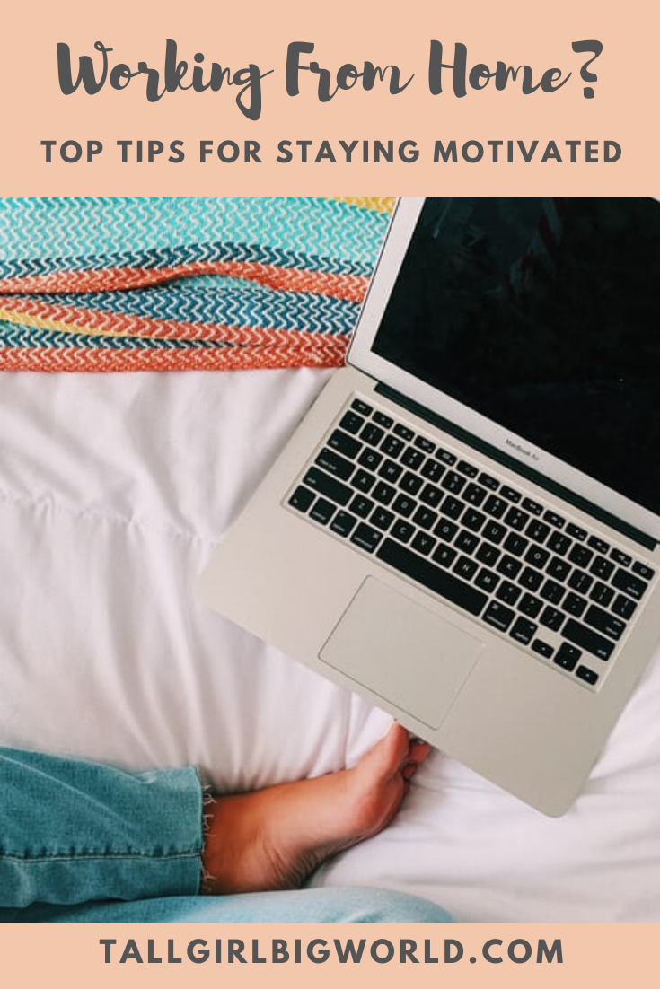 Figuring out how to be productive when working from home can feel like an uphill battle. Here are my top working from home tips for achieving your goals. #workfromhome #wfh #productivity #productive