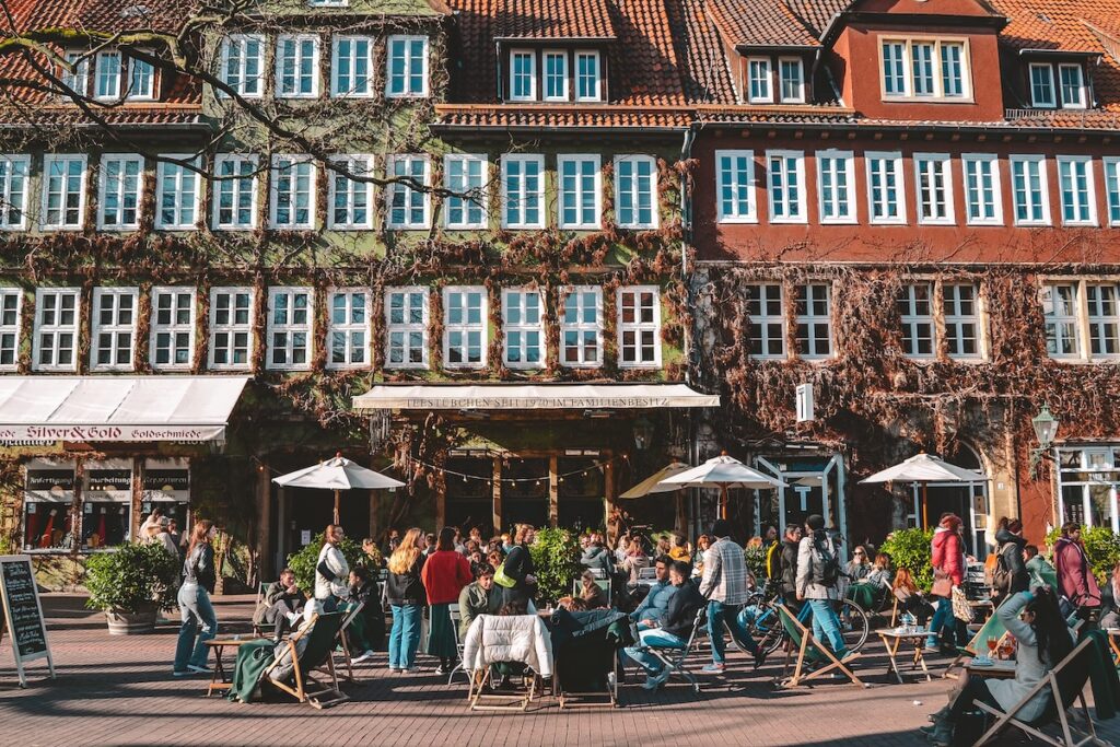 Cafe at Ballhof in Hannover
