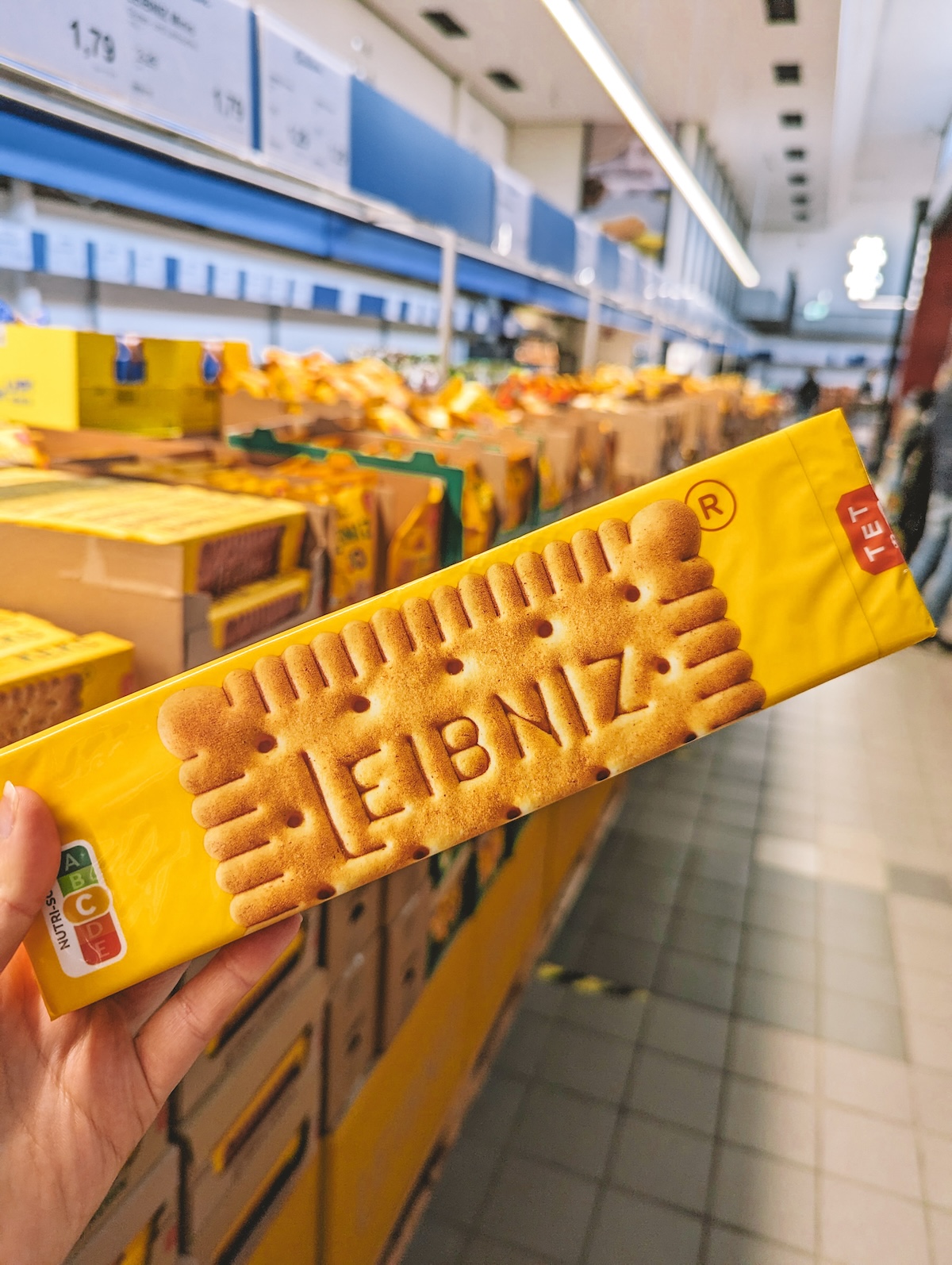 A packet of Leibniz Cookies in Hannover
