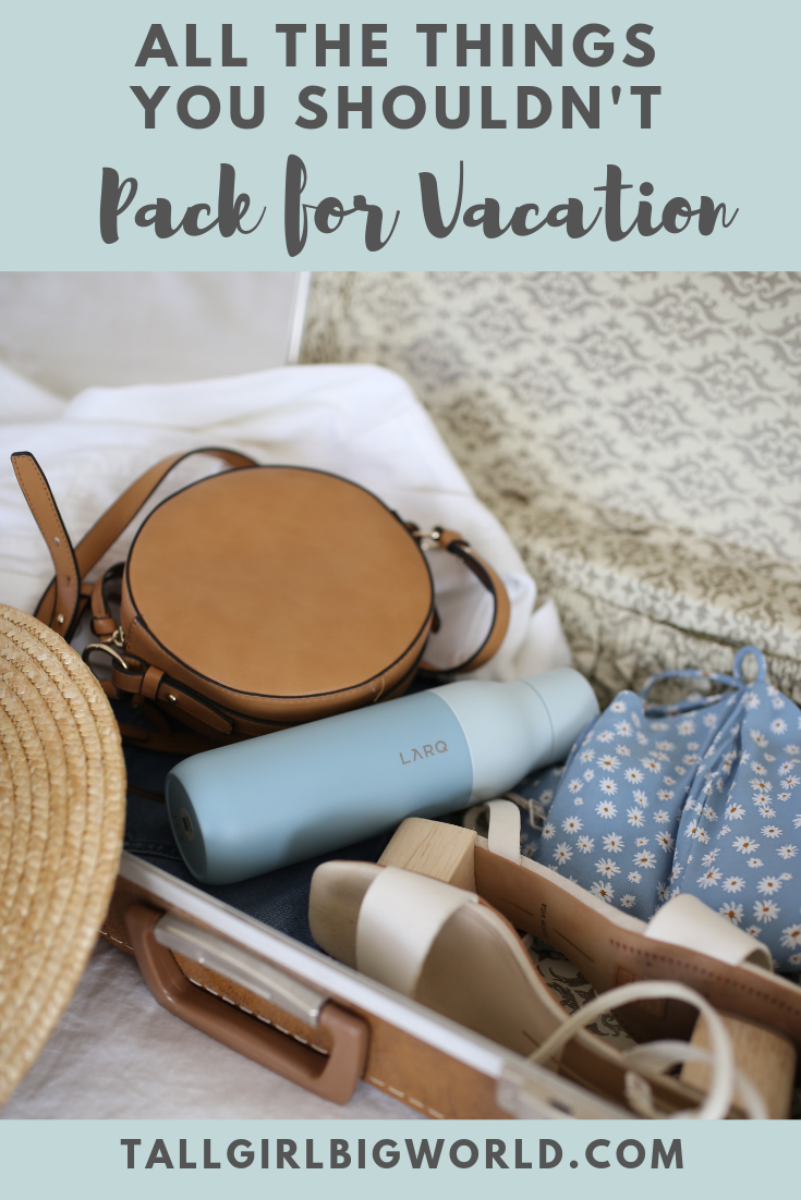 Figuring out which things to pack for an upcoming trip requires some careful planning. To help you out, here's what not to pack in your suitcase — like, ever. #packing #packingtips #traveltips #travel #travelblog