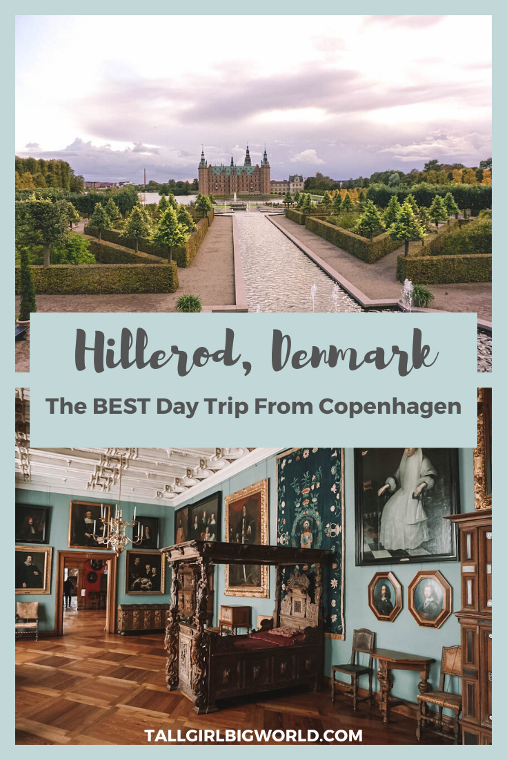 While in Copenhagen, a day trip to Hillerød, Denmark is a must! Frederiksborg Castle and its gardens are the main attraction, but the cute town center is also fun. #europe #copenhagen #denmark #hillerod #scandinavia #daytrip