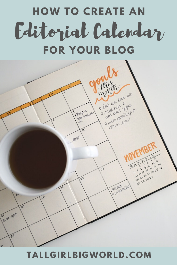 If you're serious about growing your blog, creating an editorial calendar is a must! Here's a step-by-step guide to creating a blog editorial calendar. #blogging #blogger #bloggingtips #blog #blogtips