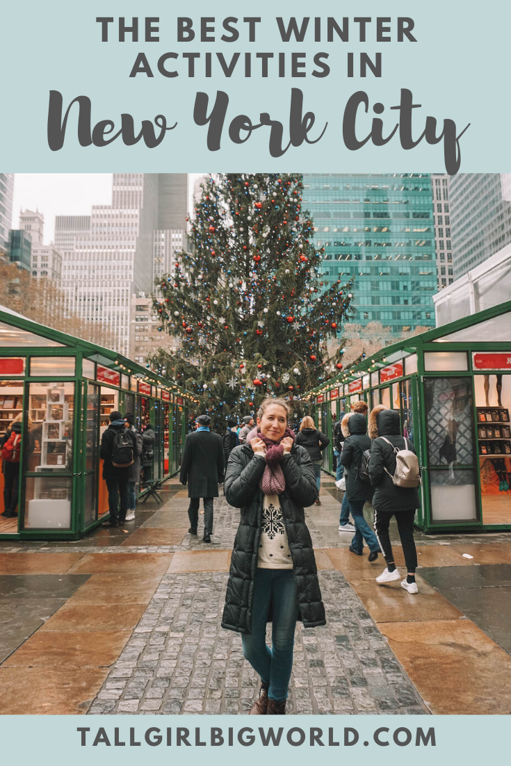 Want to visit the Big Apple but not sure if it's worth visiting in the winter? Spoiler: it totally is! Here are the best things to do in NYC in the winter. #nyc #newyorkcity #newyork #winter #bigapple