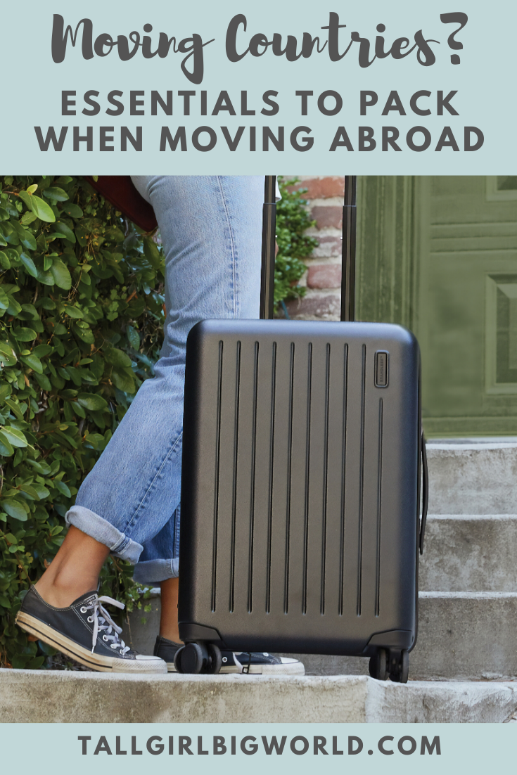 Moving to another country? Here are 10 items you absolutely must bring along for your move! From momentos from home to travel docs, this list covers it all. #moving #movingtips #travelblog #travel