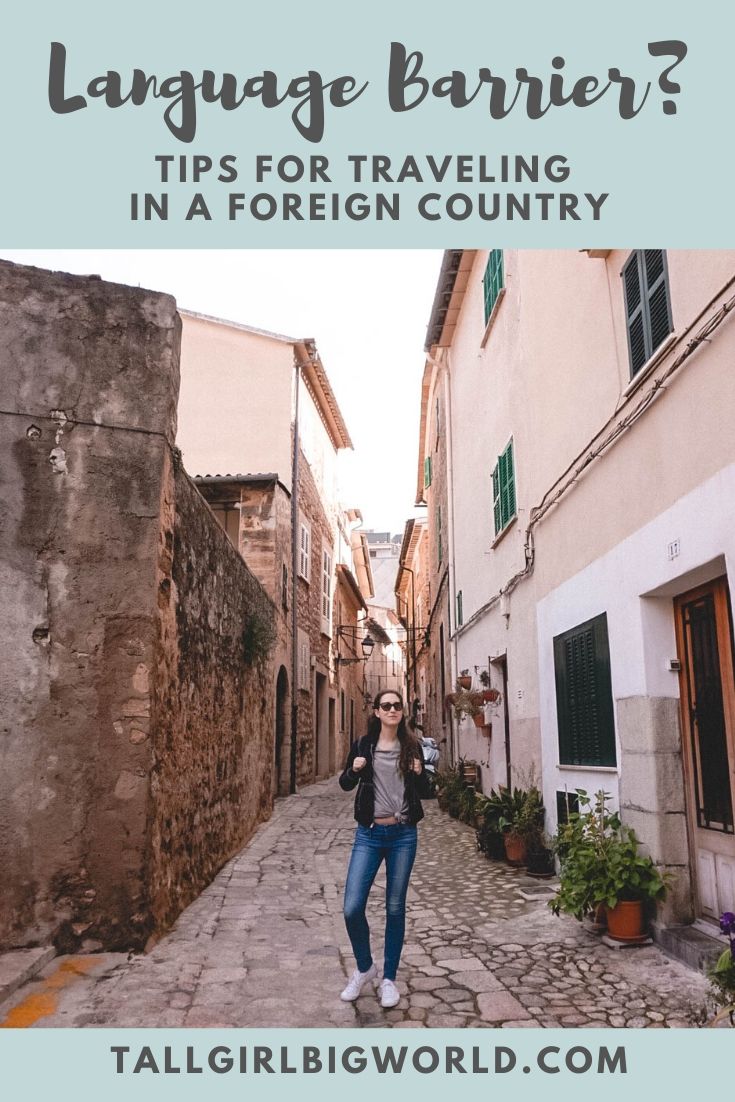 Visiting a foreign country where you don't speak the language? Here are my top tips for dealing with a language barrier while traveling. #travelblog #traveltips #travel