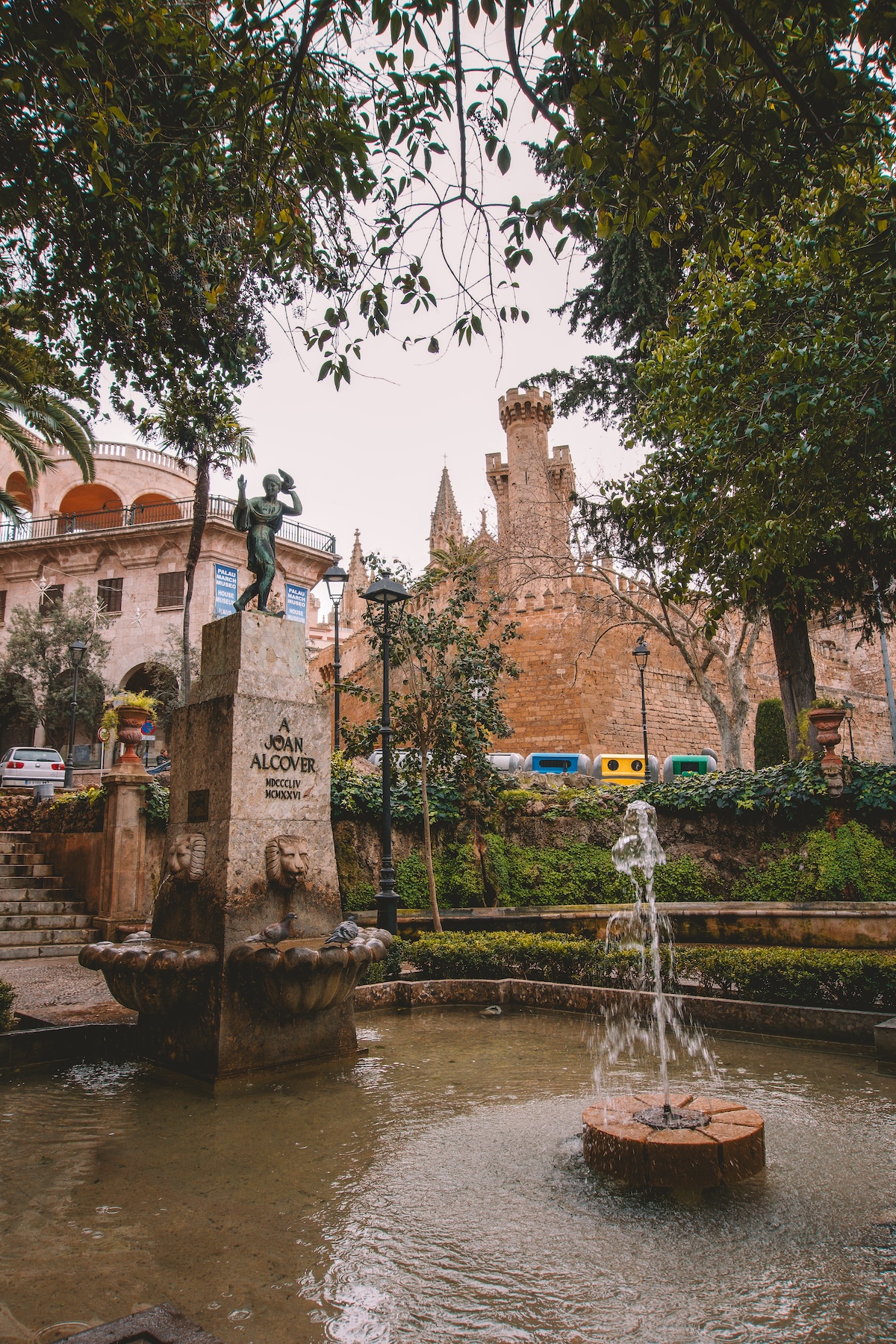 The former royal gardens in Palma de Mallorca