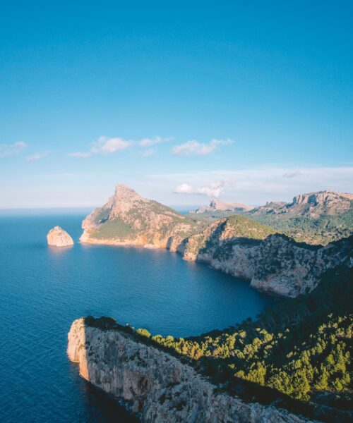 View from Mirador de es Colomer on Mallorca