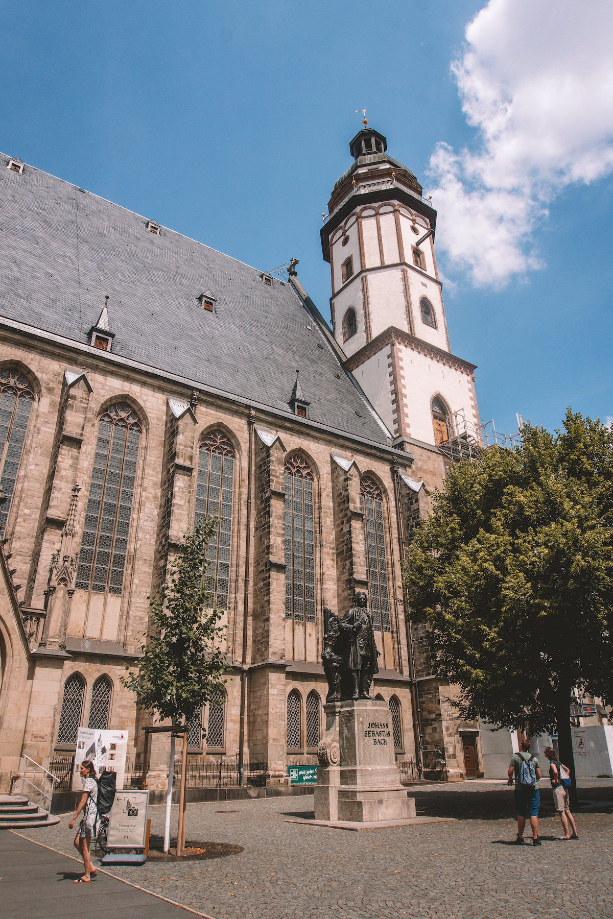 The Thomaskirche in Leipzig