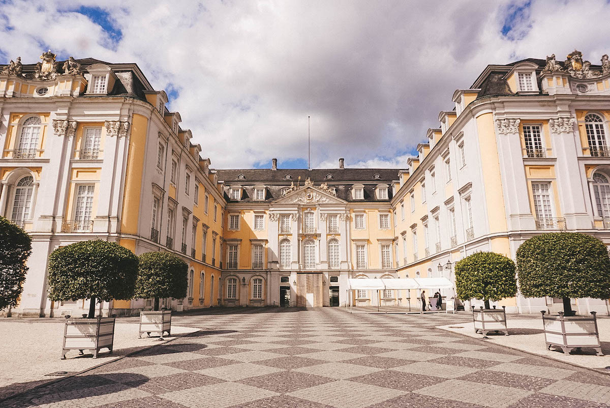 Augustusburg Palace, on a sunny day