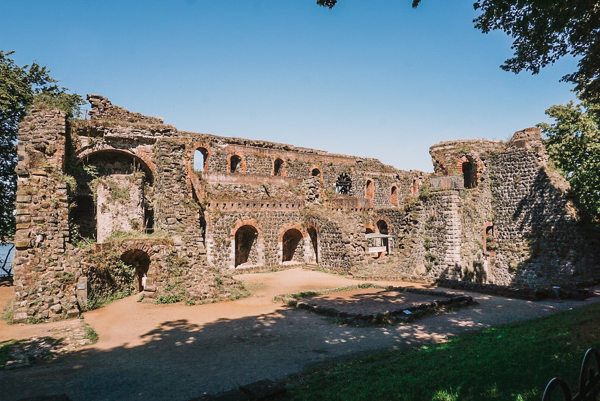 Ruins at Kaiserswerth, Germany.