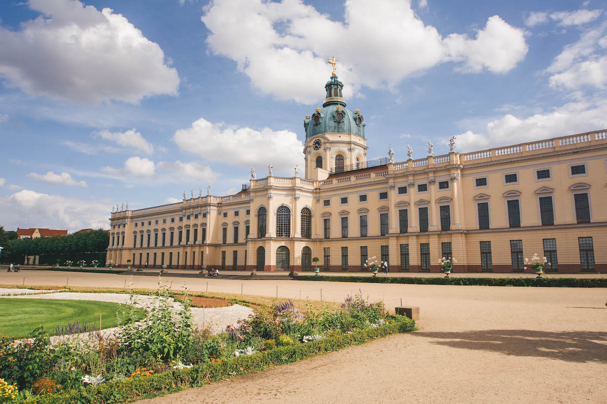 Back of Schloss Charlottenburg in the summer.