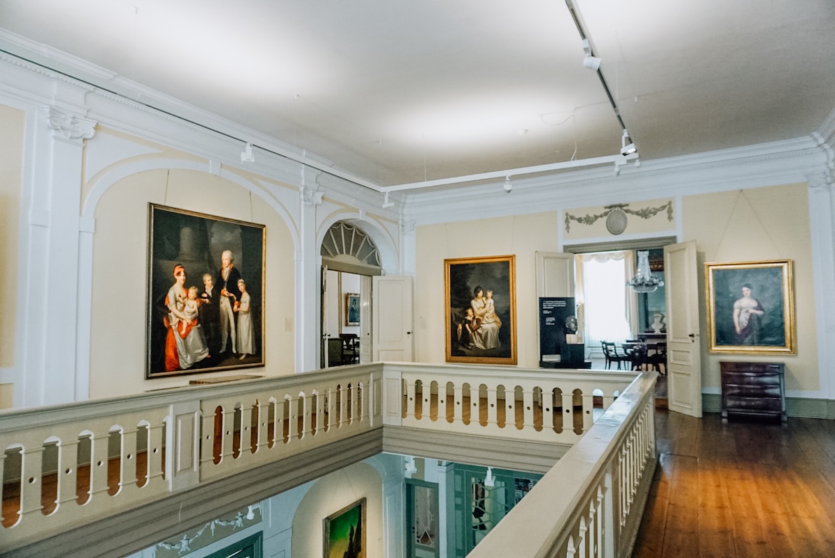 Top floor of the Behnhaus Drägerhaus Museum Museum in Lübeck, Germany