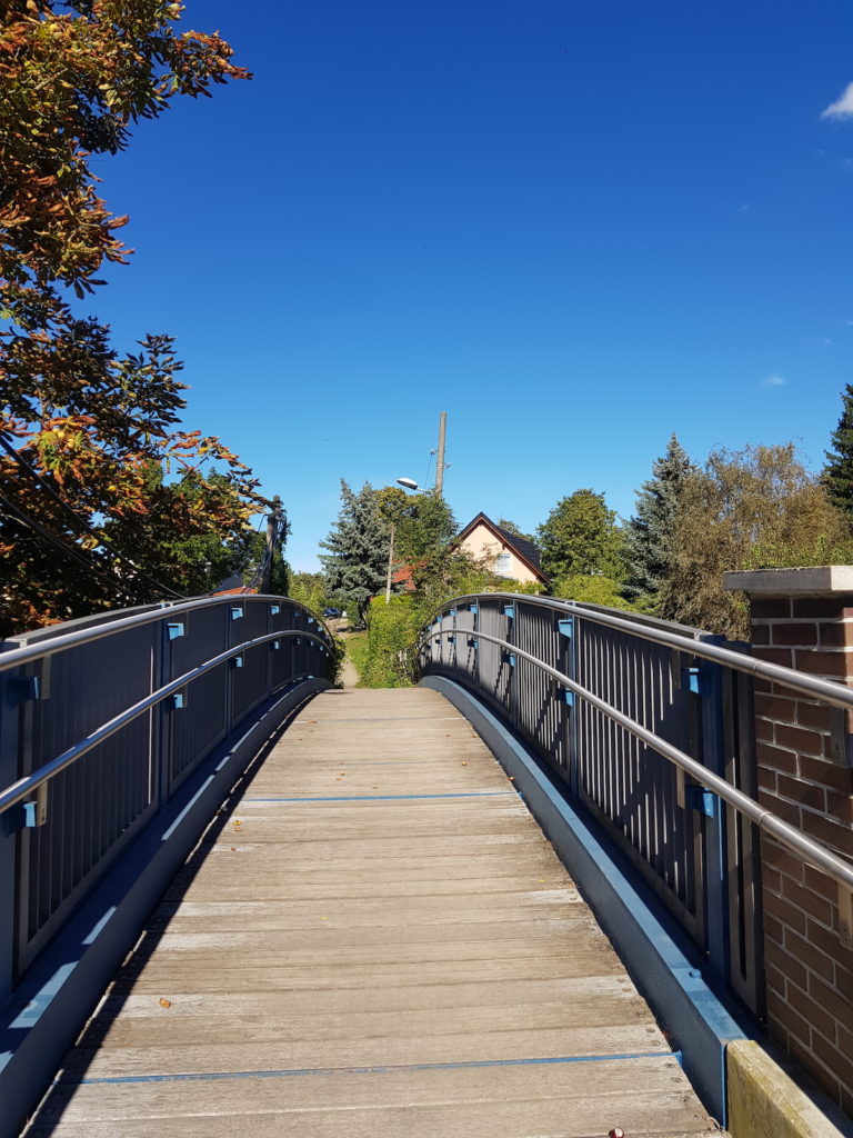 A bridge in Neu Venedig near Berlin, Germany.