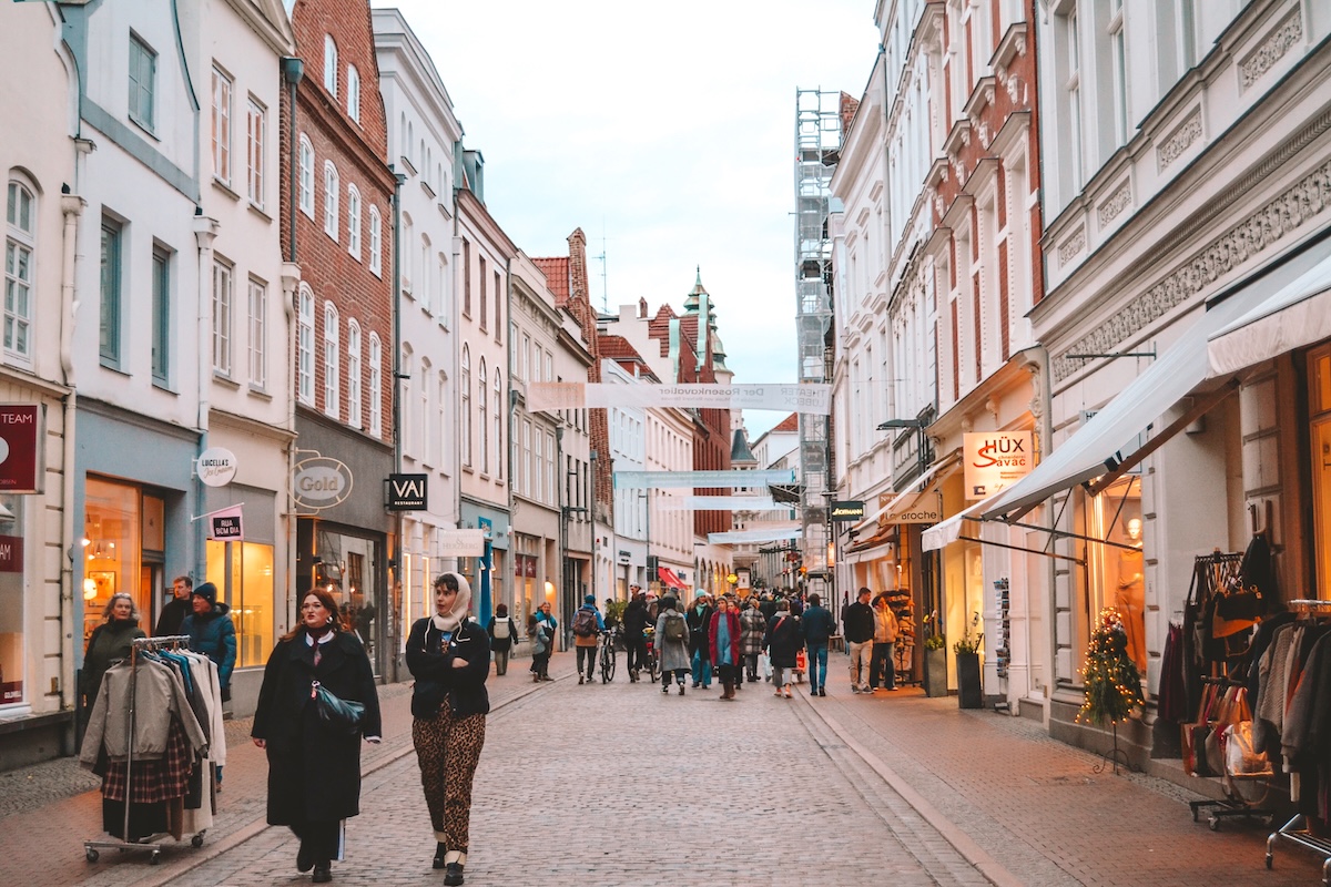 Hüxstraße in Lübeck, Germany