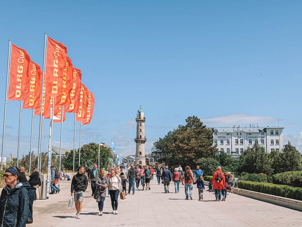 Warnemünde beach promenade