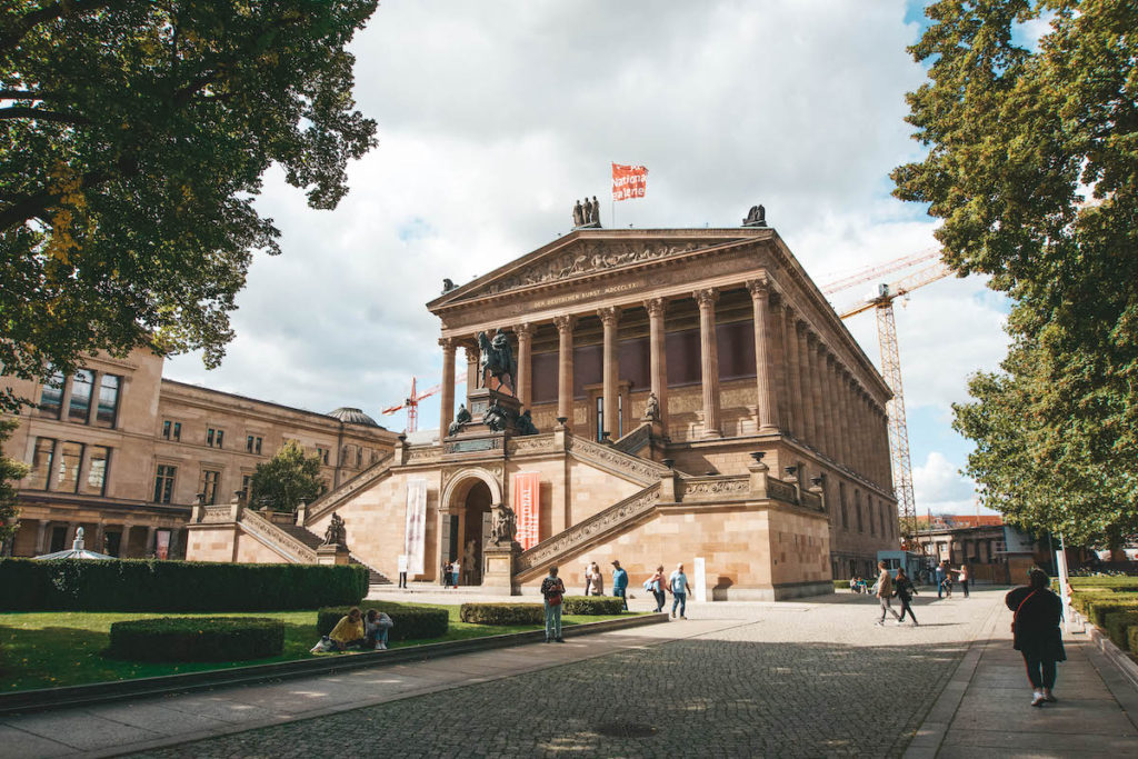 Front of the Alte Nationalgalerie in Berilin.