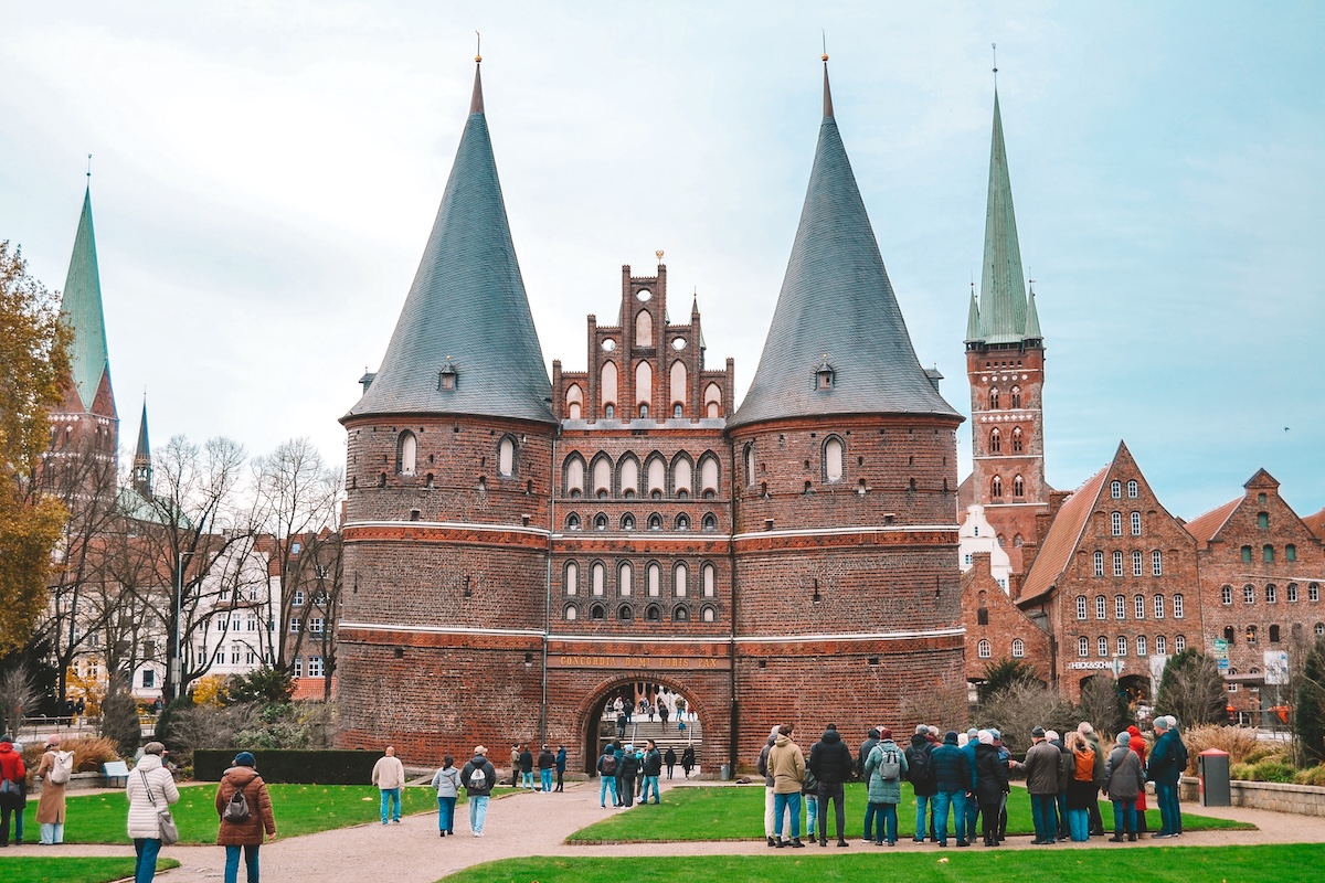 The Holstentor in Lübeck, Germany