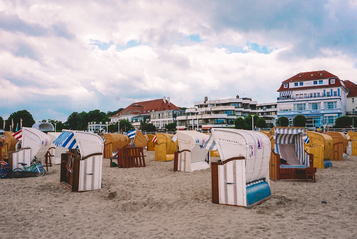 Strankörbe in Travemünde, Germany